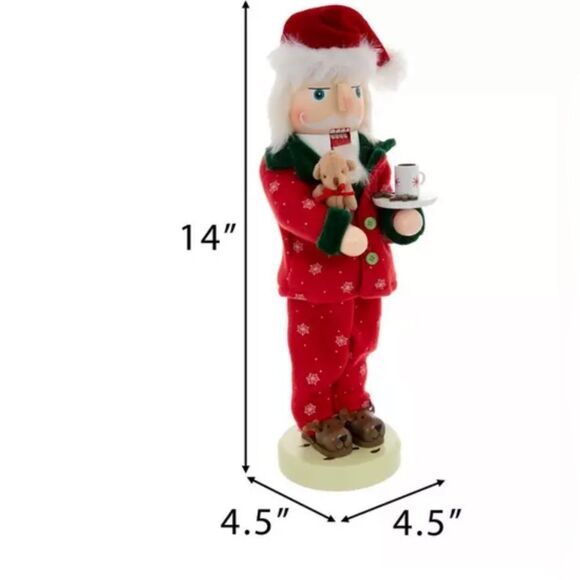 Snowflake Pajamas & Hot Cocoa Nutcracker - Picture 2 of 4